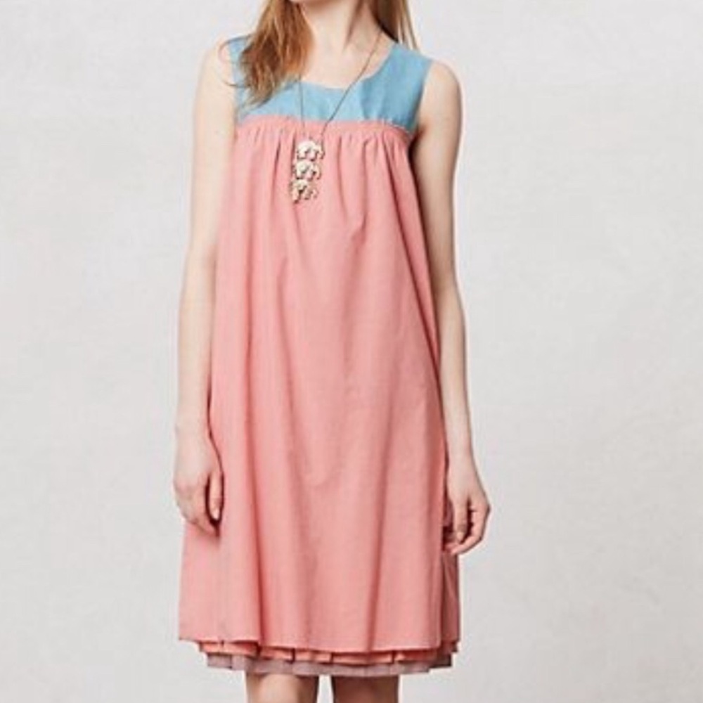 Correll Correll Linen Cotton Dress Size S